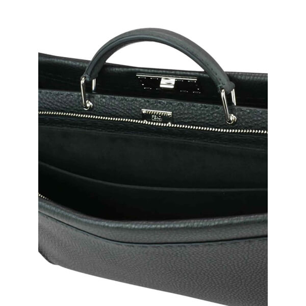 フェンディ ピーカブー コピー  レザー ビジネス バッグ ブランド; フェンディ(フェンディ)